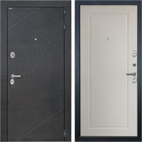 Входная дверь Сенатор Лучи ФЛ-642 (Венге распил кофе / Мэджик Сэнд светлый кофе) для установки в квартиру 16586