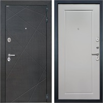 Входная дверь Сенатор Лучи ФЛ-642 (Венге распил кофе / Мэджик шифон белый) для установки в квартиру 5965