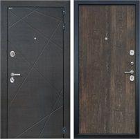 Входная дверь Сенатор Лучи (Венге распил кофе / Тиковое дерево) для установки в квартиру 30862