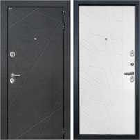 Входная дверь Сенатор Лучи ФЛ-306 (Венге распил кофе / Силк ясень белый) для установки в квартиру 30864