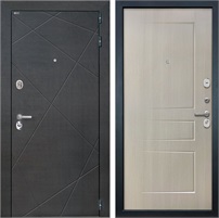 Входная дверь Сенатор Лучи ФЛ-638М (Венге распил кофе / Лиственница беж) для установки в квартиру 30866