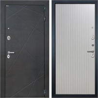 Входная дверь Сенатор Лучи ФЛ-566 (Венге распил кофе / Чесура светлая) для установки в квартиру 30868