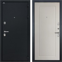 Входная дверь Греция 3К ФЛ-642 (Черный шелк / Мэджик Сэнд светлый кофе) для установки в квартиру 16588