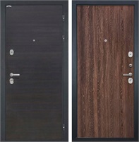 Входная дверь Сицилия 3К Гладкая (ЭкоВенге / Дуб филадельфия коньяк) для установки в квартиру 17916