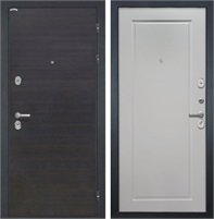 Входная дверь Сицилия ФЛ-642 (ЭкоВенге / Мэджик шифон белый) для установки в квартиру 4496