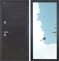 Входная дверь Сицилия (ЭкоВенге / Под покраску) для установки в квартиру 30884