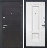 Входная дверь Сицилия ФЛ-2 (ЭкоВенге / Силк ясень белый) для установки в квартиру 30885