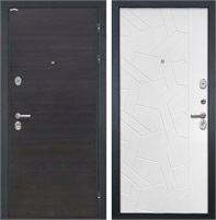 Входная дверь Сицилия ФЛ-306 (ЭкоВенге / Силк ясень белый) для установки в квартиру 30886