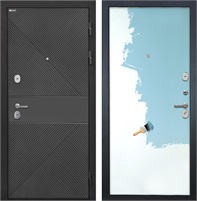 Входная дверь Сицилия ФЛ-613 Чёрный (крашеный) / Под покраску для установки в квартиру 30897