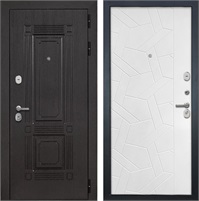 Входная дверь Италия 3К ФЛ-306 (Венге / Силк ясень белый) для установки в квартиру 4447