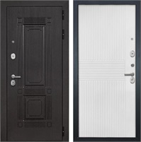 Входная дверь Италия ФЛ-326М (Венге / Мэджик шифон белый) для установки в квартиру 30898