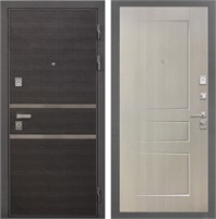 Входная дверь Неаполь 3К ФЛ-638М (Лен Сильвер / Лиственница беж) для установки в квартиру 30912