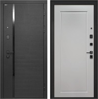 Входная дверь Форт ФЛ-642 Мэджик шифон белый для установки в квартиру 30918