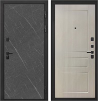 Входная дверь Профит Black ФЛ-638М (Гранит Лава / Лиственница беж) для установки в квартиру 30931