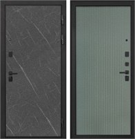 Входная дверь Профит Black ФЛ-295 (Гранит Лава / Пазл грин) для установки в квартиру 30933