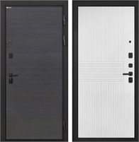 Входная дверь Профит Black ФЛ-326М (Эковенге / Мэджик шифон белый) для установки в квартиру 30949