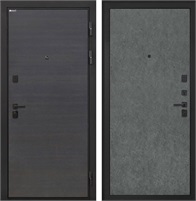 Входная дверь Профит Black (Эковенге / Штукатурка графит) для установки в квартиру 20275