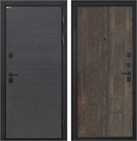 Входная дверь Профит Black (Эковенге / Тиковое дерево) для установки в квартиру 20278