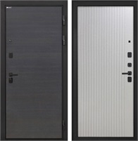 Входная дверь Профит Black ФЛ-566 (Эковенге / Чесура светлая) для установки в квартиру 30952