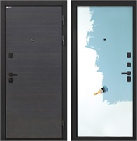 Входная дверь Профит Black (Эковенге / Под покраску) для установки в квартиру 28934