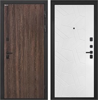 Входная дверь Профит Black ФЛ-306 (Дуб филадельфия коньяк / Силк ясень белый) для установки в квартиру 30968