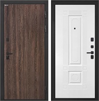 Входная дверь Профит Black ФЛ-2 (Дуб филадельфия коньяк / Силк ясень белый) для установки в квартиру 30969