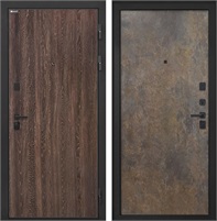 Входная дверь Профит Black Гладкая (Дуб филадельфия коньяк / Гранж) для установки в квартиру 30973