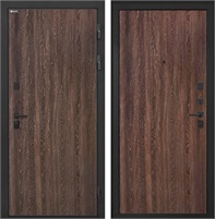 Входная дверь Профит Black (Дуб филадельфия коньяк / Дуб филадельфия коньяк) для установки в квартиру 30981