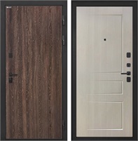 Входная дверь Профит Black ФЛ-638М (Дуб филадельфия коньяк / Лиственница беж) для установки в квартиру 30987