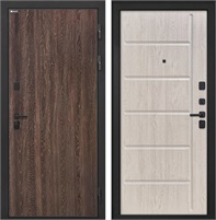 Входная дверь Профит Black ФЛ-102 (Дуб филадельфия коньяк / Сосна белая) для установки в квартиру 30988