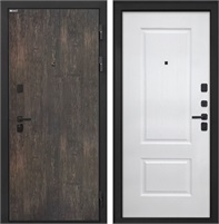 Входная дверь Профит Black Альба (Тиковое дерево / Роял вуд белый) для установки в квартиру 30996