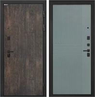 Входная дверь Профит Black ФЛ-326 (Тиковое дерево / Монолит Фреско) для установки в квартиру 31015