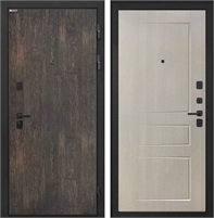 Входная дверь Профит Black ФЛ-638М (Тиковое дерево / Лиственница беж) для установки в квартиру 31025