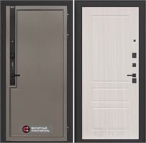 Входная дверь Лаб 1 Про - 03 Сандал белый для установки в квартиру 31030