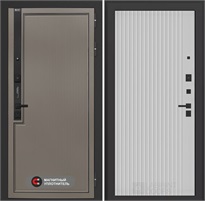 Входная дверь Лаб 1 Про - 29 Белый рельеф софт для установки в квартиру 31033