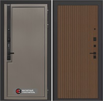 Входная дверь Лаб 1 Про - 29 Дуб кантри темный для установки в квартиру 31035