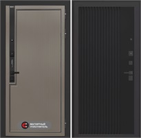 Входная дверь Лаб 1 Про - 29 Черный кварц для установки в квартиру 31059