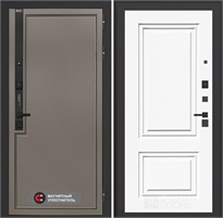 Входная дверь Лаб 1 Про - 26 Эмаль белая RAL 9003 для установки в квартиру 31062