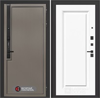 Входная дверь Лаб 1 Про - 27 Эмаль белая RAL 9003 для установки в квартиру 31063