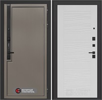 Входная дверь Лаб 1 Про - 06 Белое дерево для установки в квартиру 31088