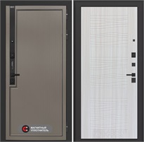 Входная дверь Лаб 1 Про - 06 Сандал белый для установки в квартиру 31090