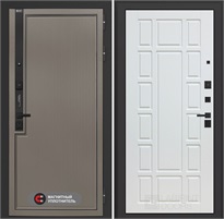 Входная дверь Лаб 1 Про - 12 Белое дерево для установки в квартиру 31092