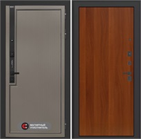 Входная дверь Лаб 1 Про - 05 Итальянский орех для установки в квартиру 31094