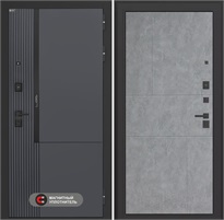 Входная дверь Лаб 2 Про - 21 Бетон светлый для установки в квартиру 31114