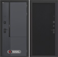 Входная дверь Лаб 2 Про - 29 Черный кварц для установки в квартиру 31126