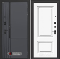 Входная дверь Лаб 2 Про - 26 Эмаль белая RAL 9003 для установки в квартиру 31129