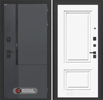 Входная дверь Лаб 2 Про - 26 Эмаль белая RAL 9003 для установки в квартиру 31129
