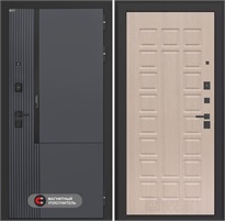 Входная дверь Лаб 2 Про - 04 Беленый дуб для установки в квартиру 31152