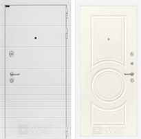 Входная дверь Трендо 23 (Белый камень / Веллюто Ванила) для установки в квартиру 18824