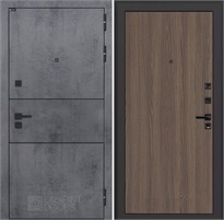 Входная дверь Инфинити 05 (Бетон темный / Ясень темный) для установки в квартиру 31228